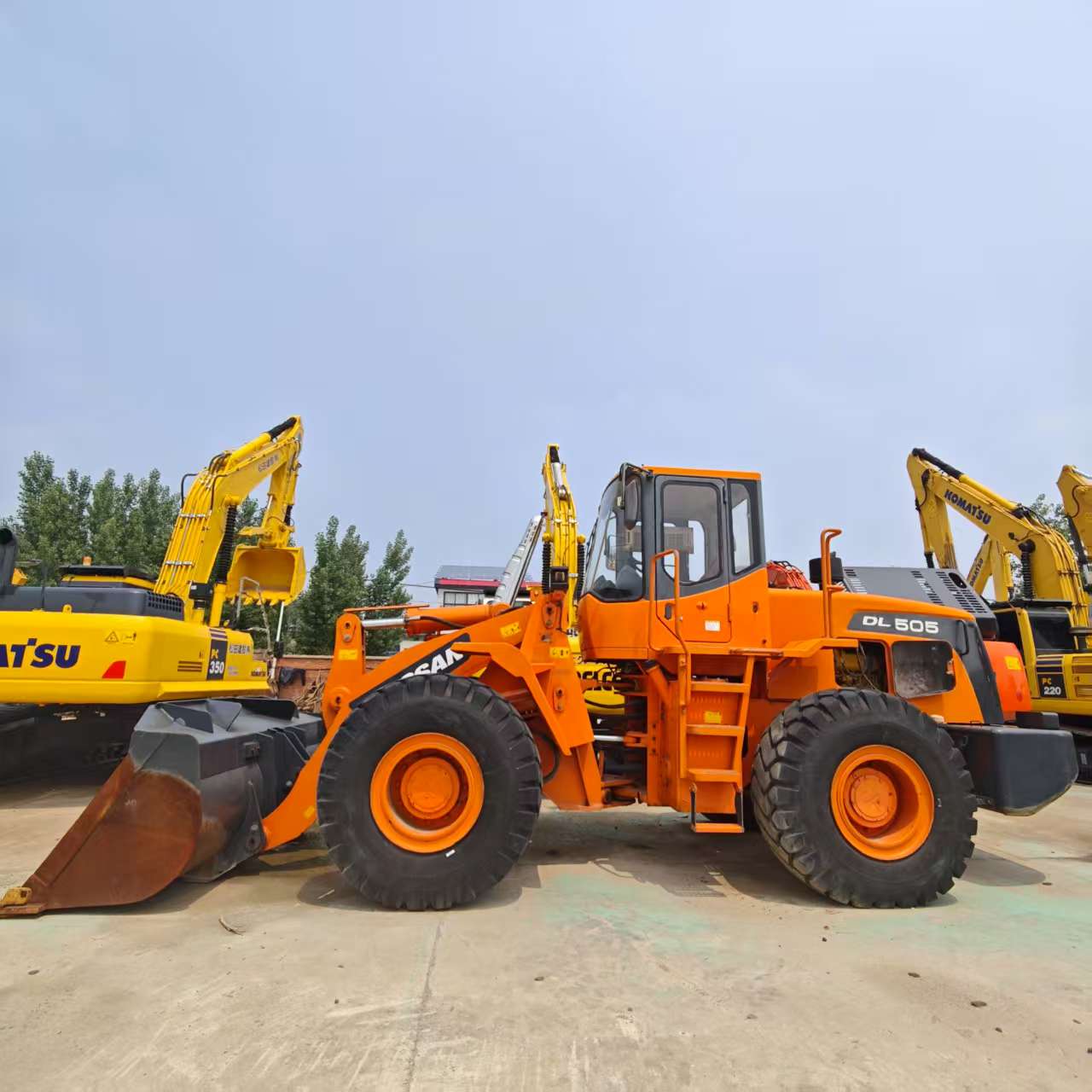 2020 doosan dl505 wheel loader front view 48600 usd