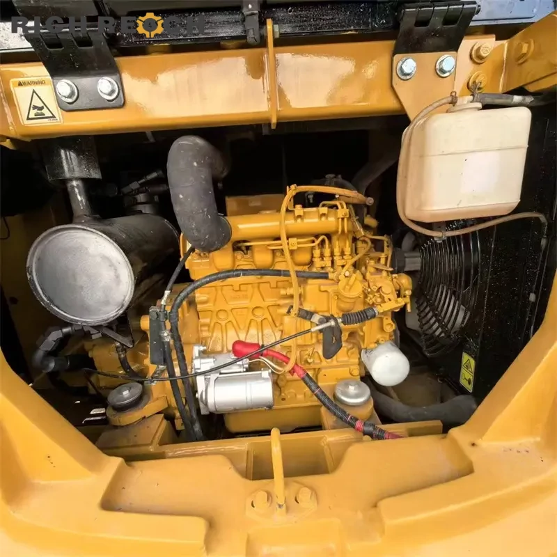 Used CAT305.5E2 mini excavator front boom offset left reliable USD