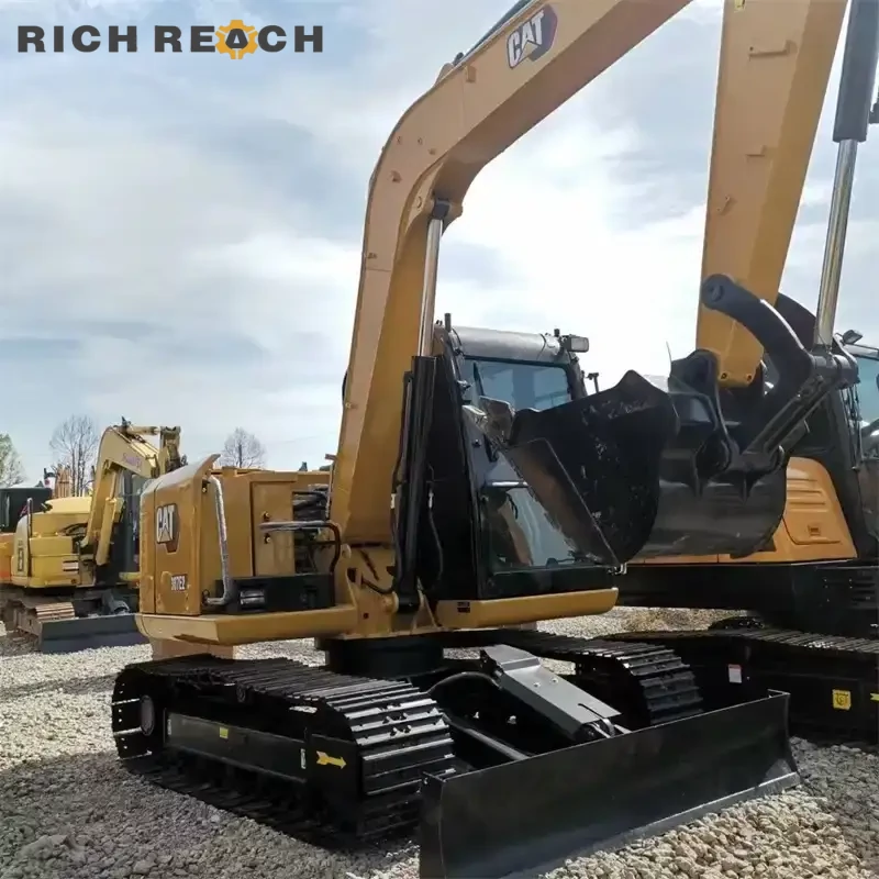 CAT307E2 rear counterweight tow hook used excavator for sale USD