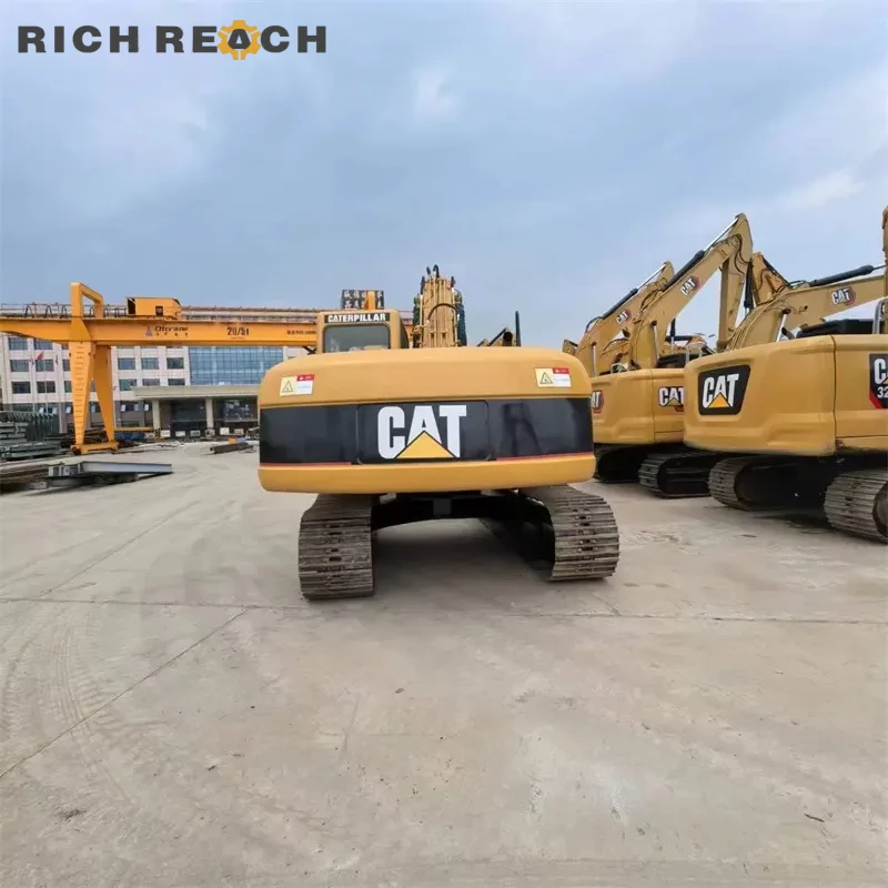 CAT320C left side worn decals used excavator for sale USD