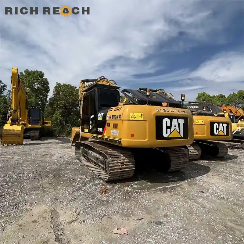 Used CAT320D2 cab interior seat joysticks high efficiency USD