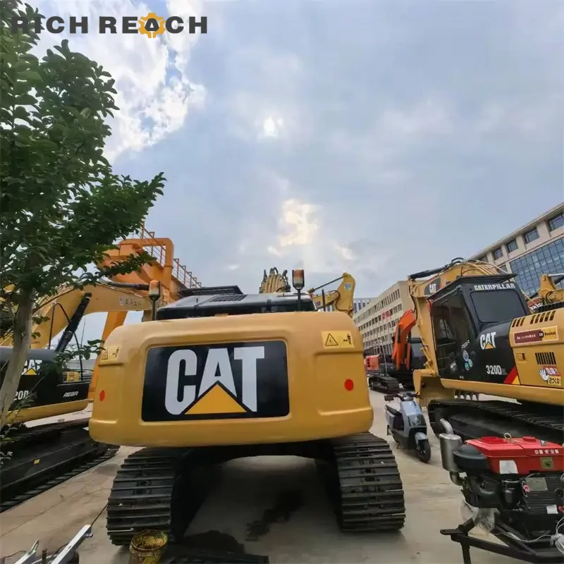 Used CAT320D2L cab roof rollover structure long track USD sale