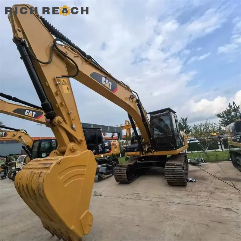 Used CAT320D2L right side arm folded long track USD sale