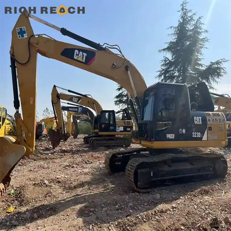 CAT323D2L left side long track used excavator for sale USD