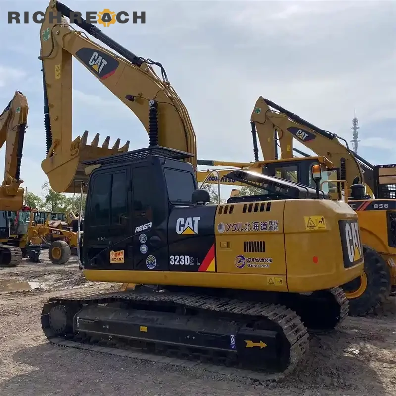 CAT323D2L rear big counterweight used excavator for sale USD