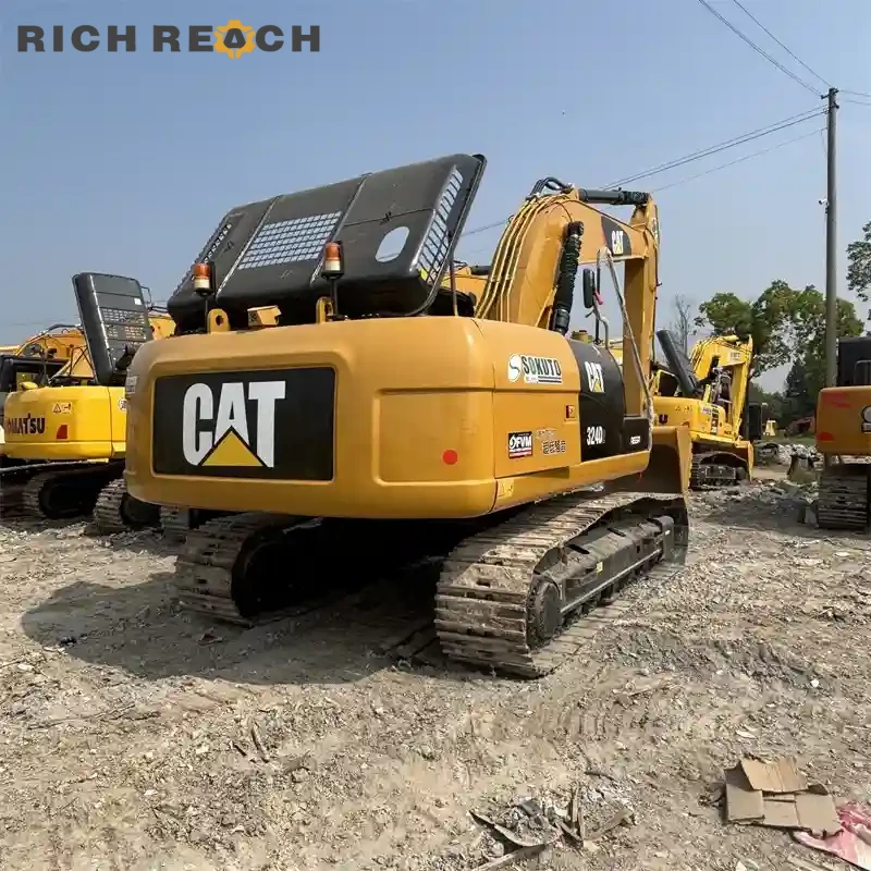 Used CAT324D2 front reinforced boom heavy duty production USD