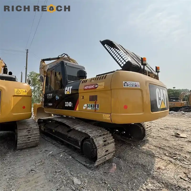CAT324D2 left side heavy duty track used excavator USD