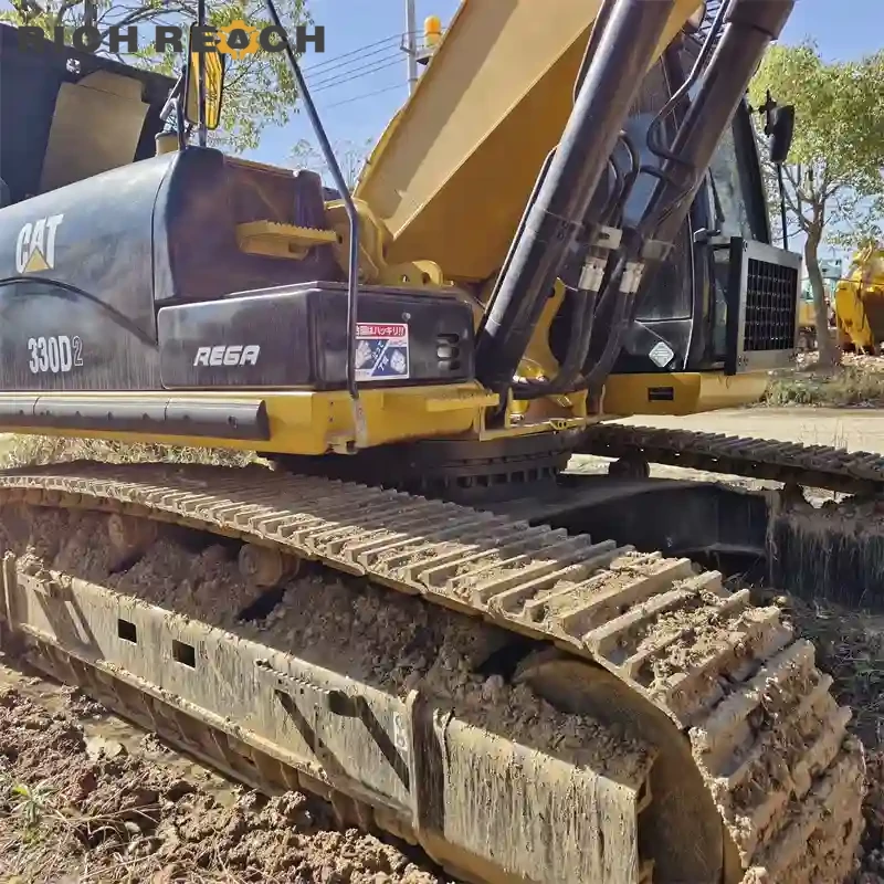 CAT330D2 engine bay turbo piping used excavator for sale USD