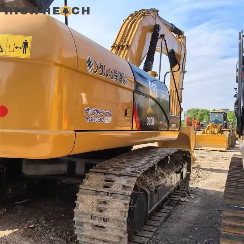 Used CAT330D2 right side arm folded mass excavation USD