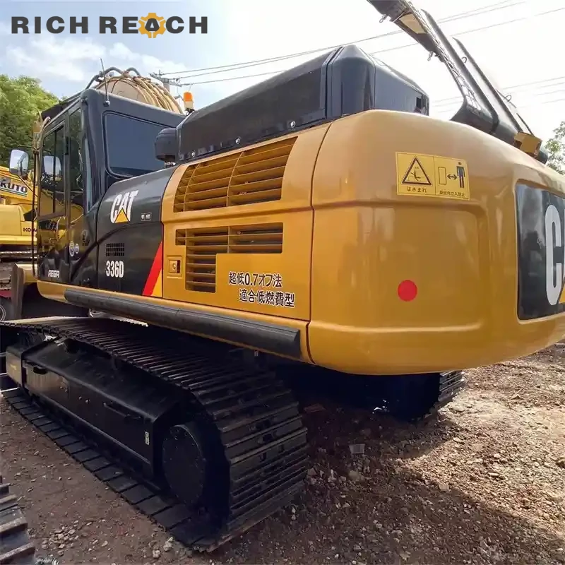 CAT336D rear heavy counterweight used excavator USD sale