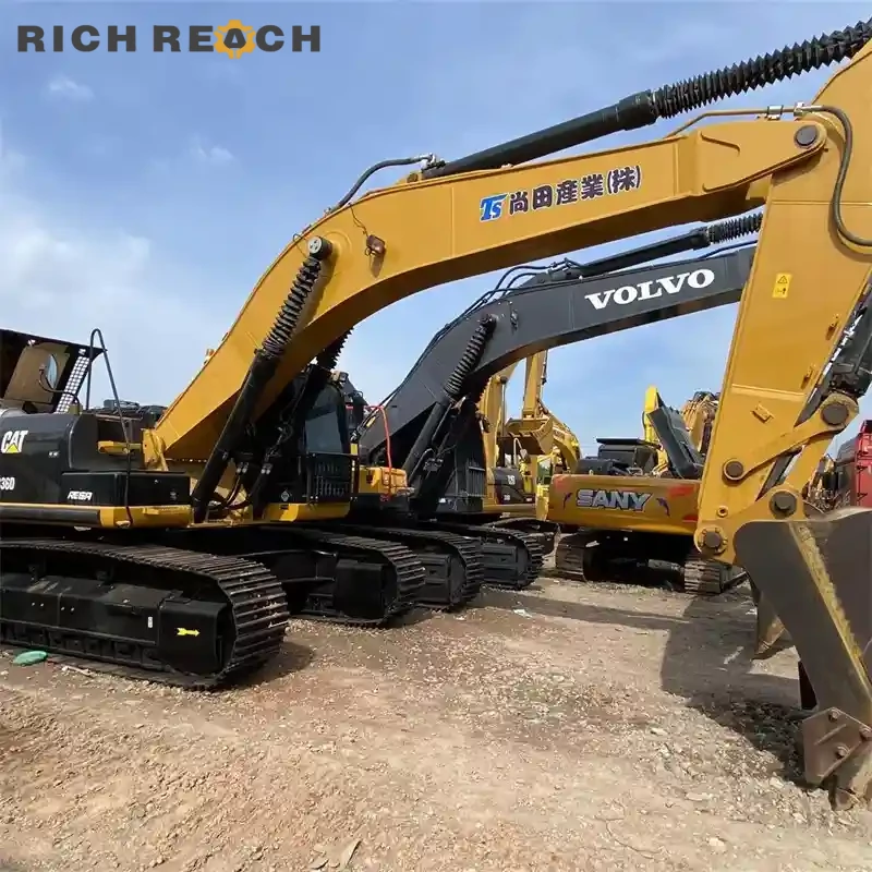 CAT336D right side pump compartment used excavator USD sale