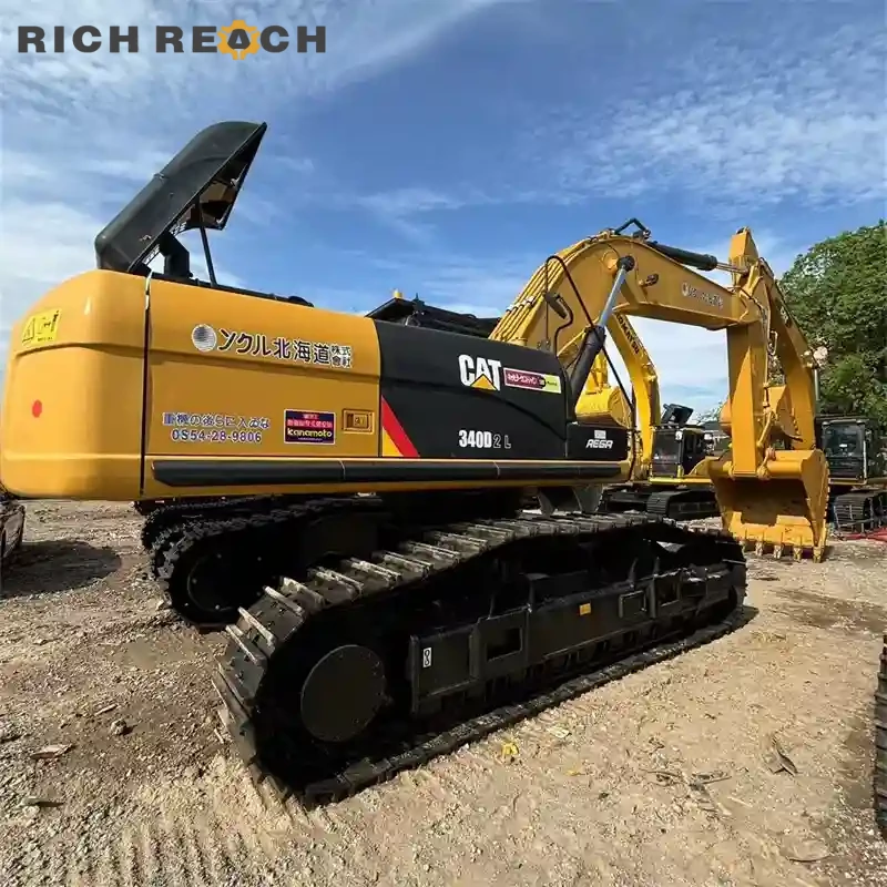 CAT340D2L front heavy boom used excavator for sale USD