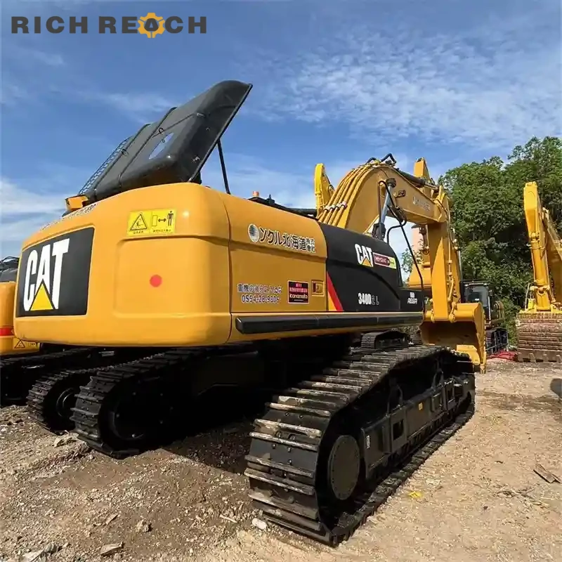 CAT340D2L rear large counterweight used excavator for sale USD