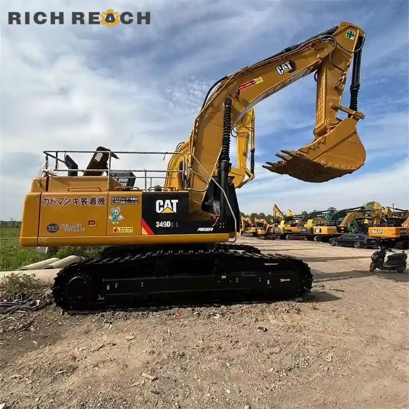 CAT349D2L engine C13 dual turbo used excavator USD