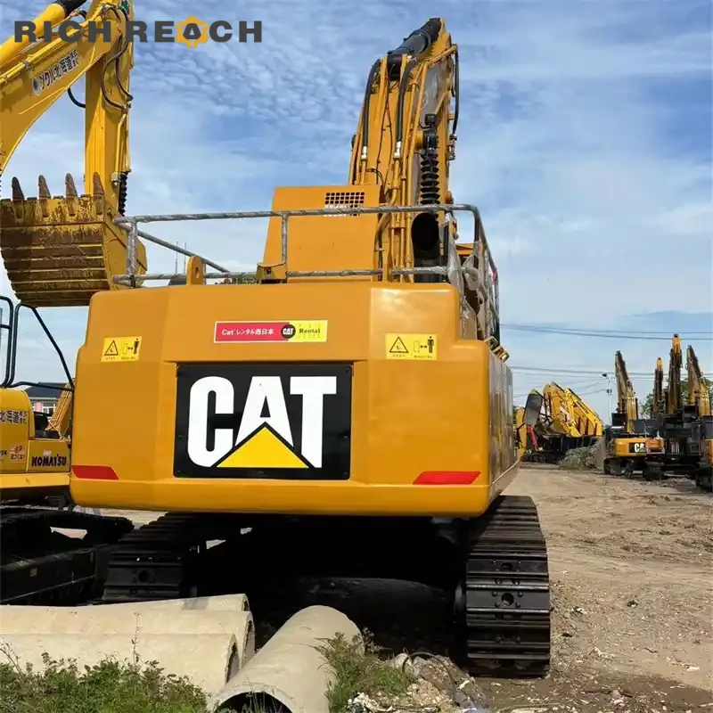 CAT349D2L high back seat controls used excavator USD