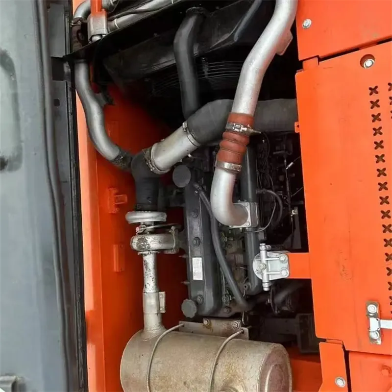 Loading dump truck on site – Doosan DX225LC-9C used excavator high efficiency for sale USD