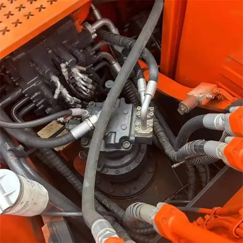 Track guard and bottom rollers – used Doosan DX225LC-9C crawler excavator high efficiency USD