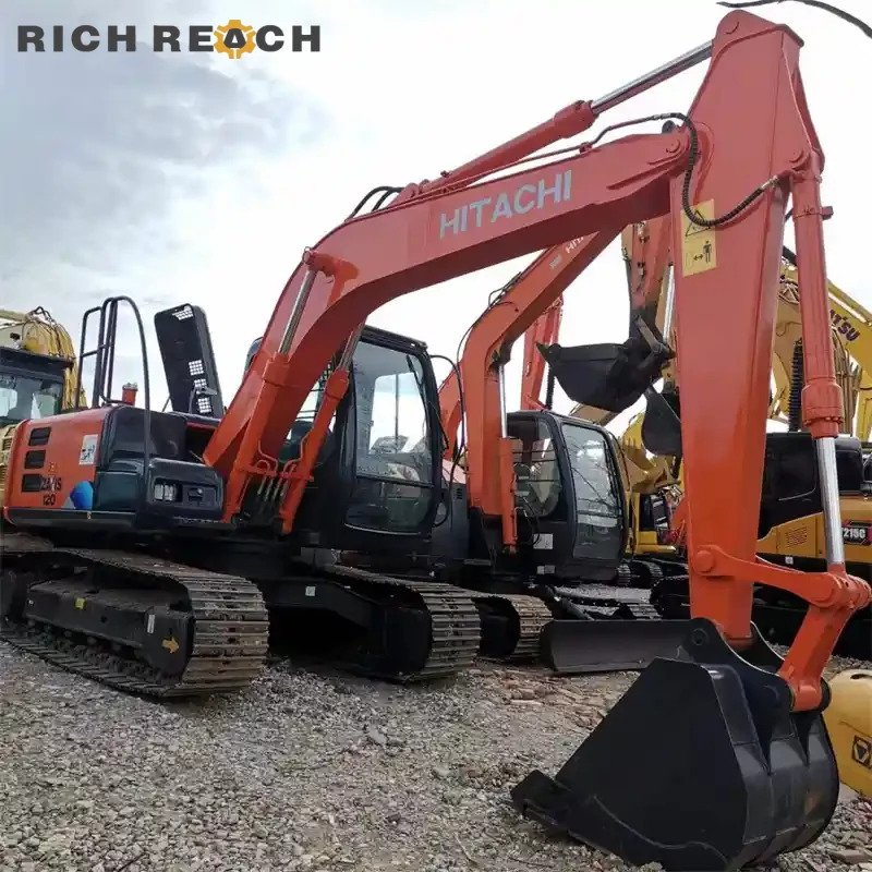 Used Hitachi ZAXIS 120 excavator – exhaust stack and muffler