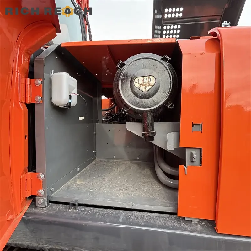 Used Hitachi ZAXIS 200 excavator – exhaust stack and muffler – original emission system