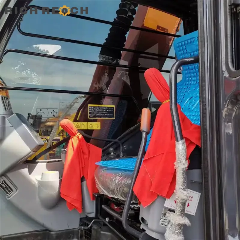 Bucket teeth and side cutters on a used Hitachi ZAXIS 70 excavator, low hours, for sale in USD