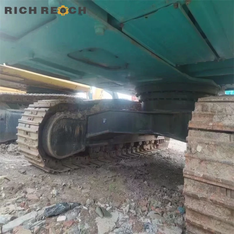 Front view of a used Kobelco 260D excavator for sale with heavy-duty D-series boom, Richreach inventory