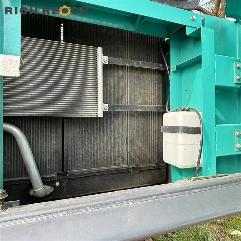 Deluxe cab seat and monitor of a used Kobelco 350D excavator, low hours (2,850 hrs), high digging forces, priced in USD