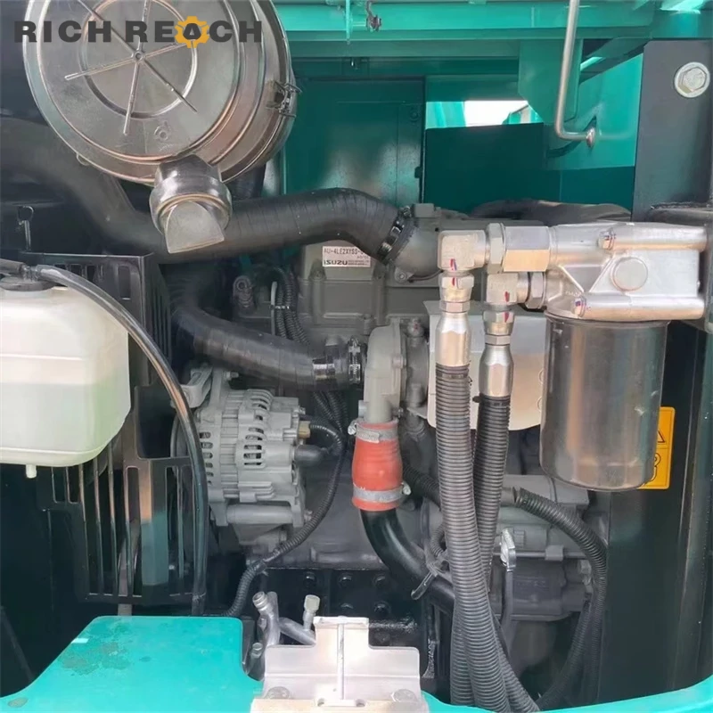 Used Kobelco 75 mini excavator – right side control valve, powerful hydraulic system, zero leaks