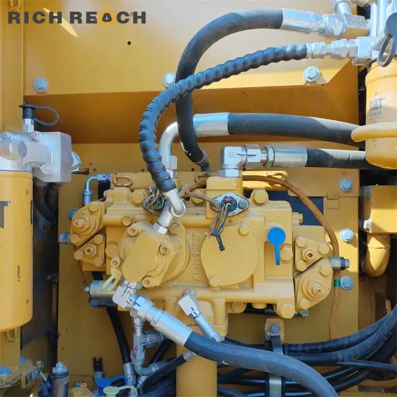 Sprocket and final drive of a used Komatsu PC110 excavator, low hours, priced in USD, shop now