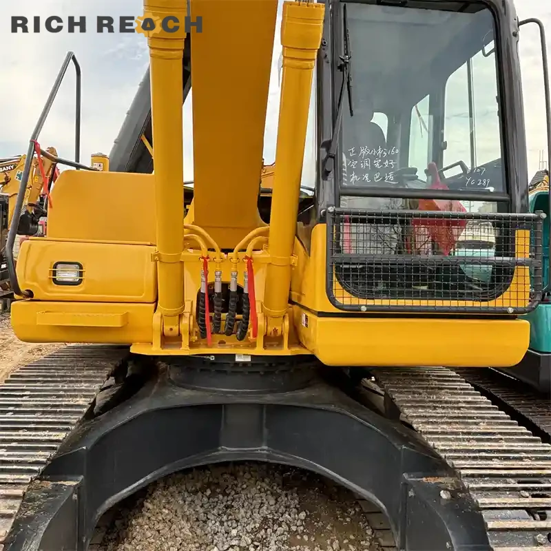 Used Komatsu PC160LC excavator rear LC counterweight, low hours, more stability, priced in USD