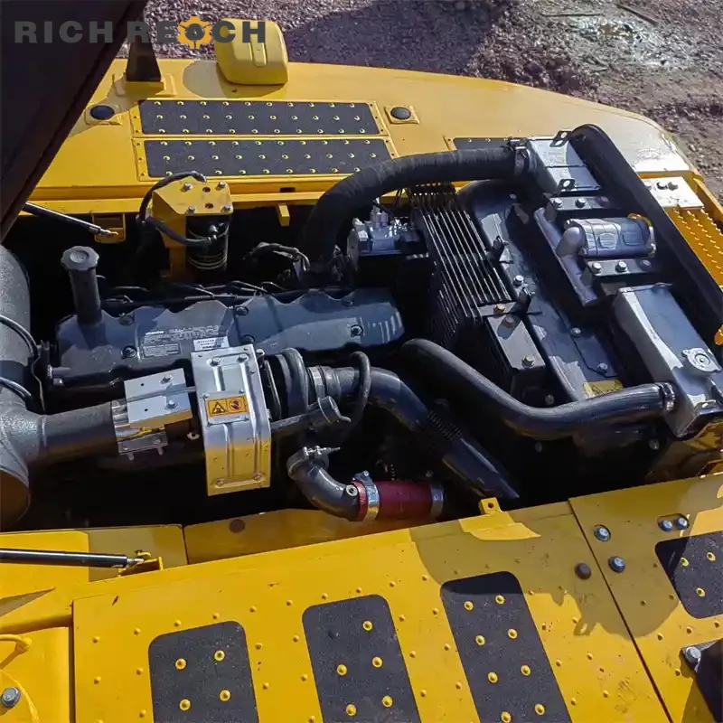 Cab with rear camera and interior controls – used Komatsu PC240LC excavator