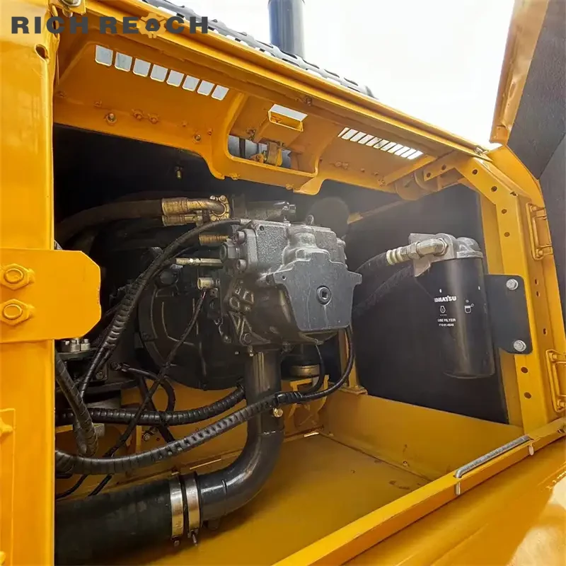 Rear huge counterweight of a used Komatsu PC350 excavator for sale