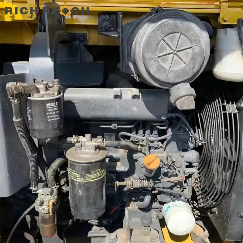 Right side fuel tank of a used Komatsu PC56 excavator – low-hour machine for sale, competitive USD pricing