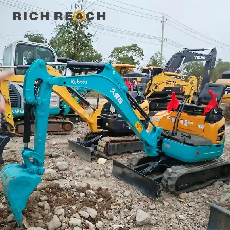 Used Kubota U-15 mini excavator right side control pedals and operator station – low hours, priced in USD