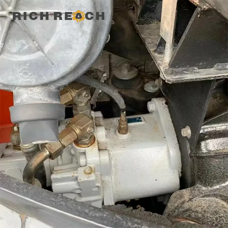 Engine V2403-M and alternator of used Kubota 183-3 U48-4 excavator