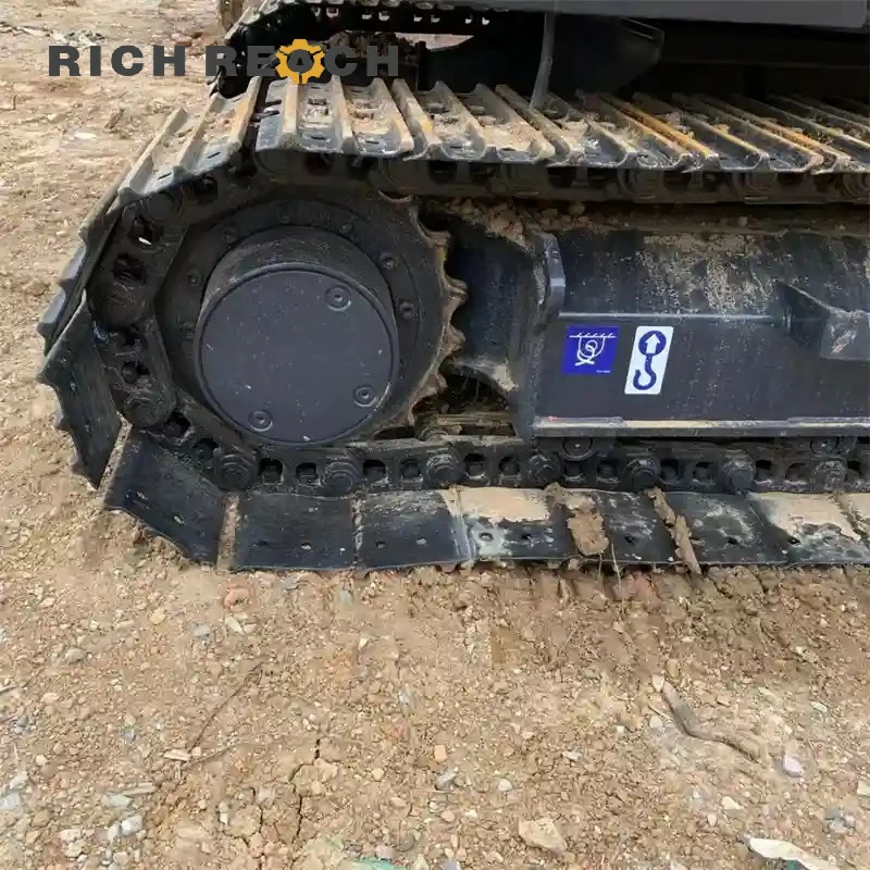 Rear zero tail overhang of used Kubota U48-4 compact excavator