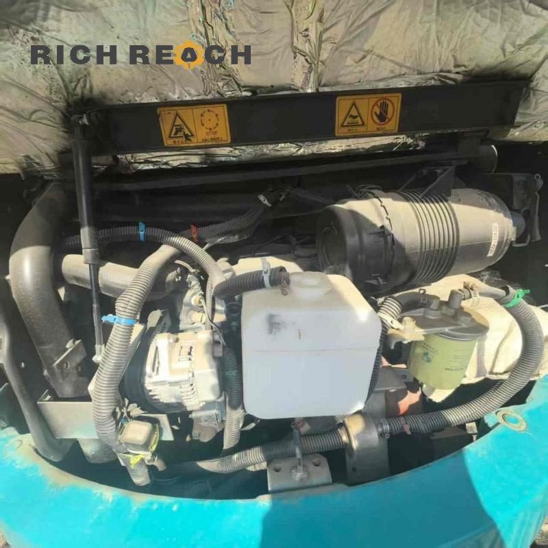 Rear view of a used 2025 Kubota U-30 green excavator, second hand mini excavator for sale at $16,667 by Richreach