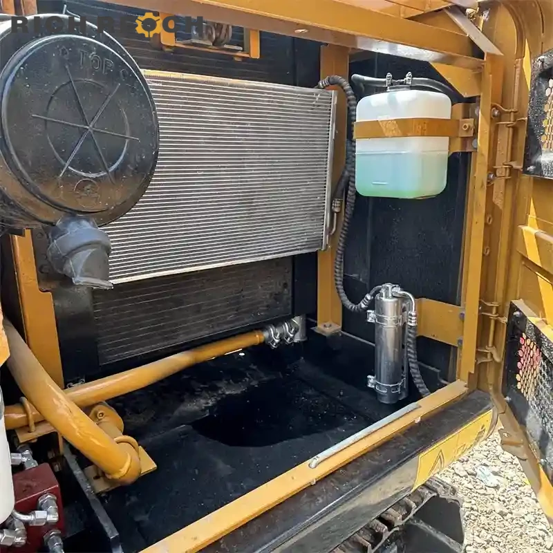 Isuzu engine of a used Sany 135C excavator