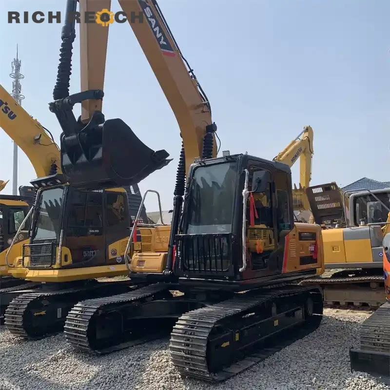 Front heavy boom of a used Sany 135C excavator