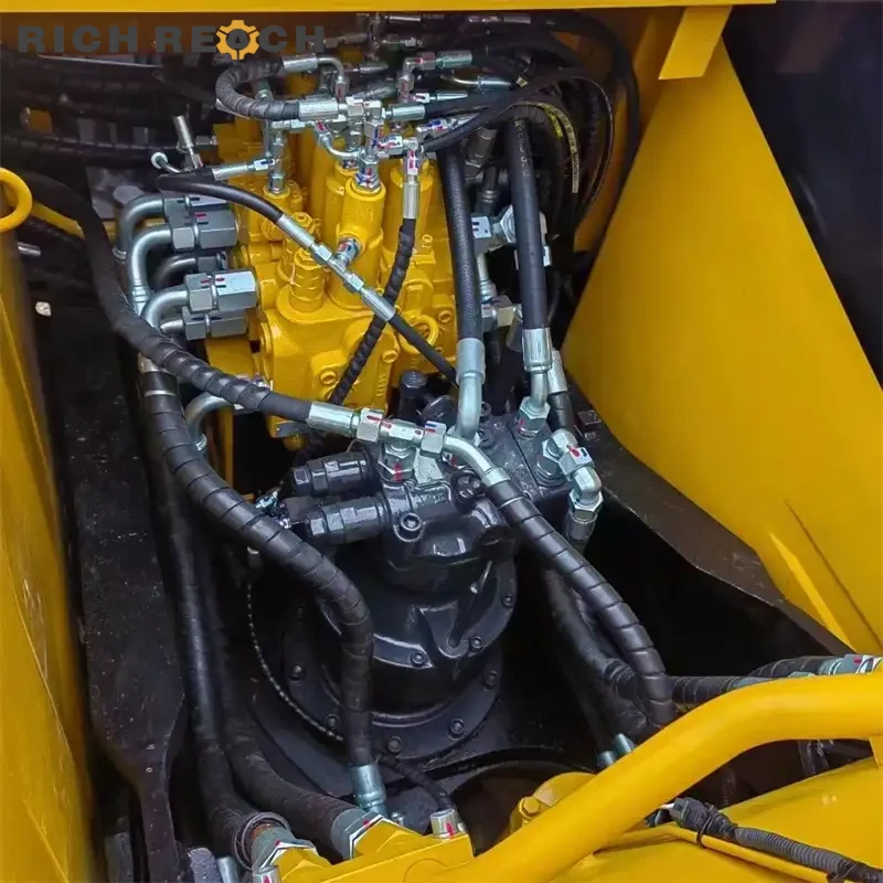 Cab roof and rollover protection structure of a used Sany 155C