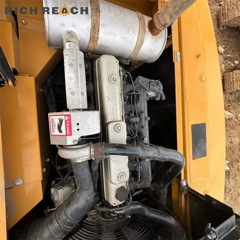Rear counterweight of a used Sany 155C excavator