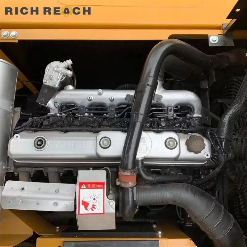 Track chain and master link on a used Sany 215C Pro crawler excavator – ready to work