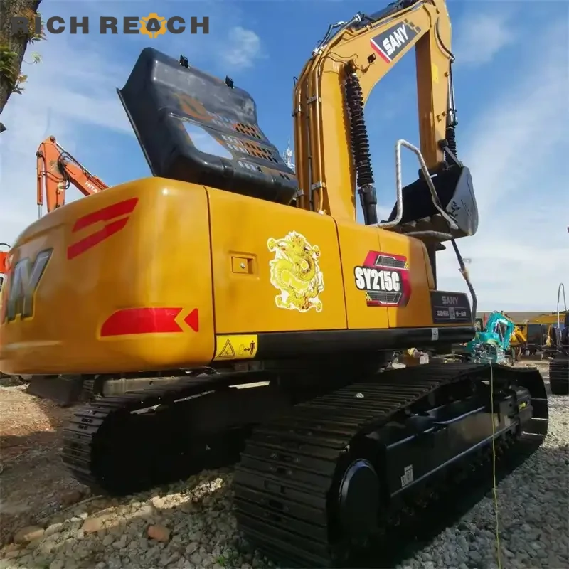 Front standard boom of a used Sany 215C excavator for sale, sturdy structure