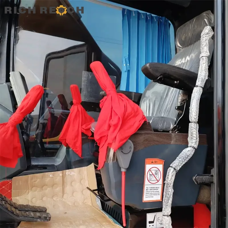 Left side track frame of a used Sany 215C excavator for sale, minimal wear