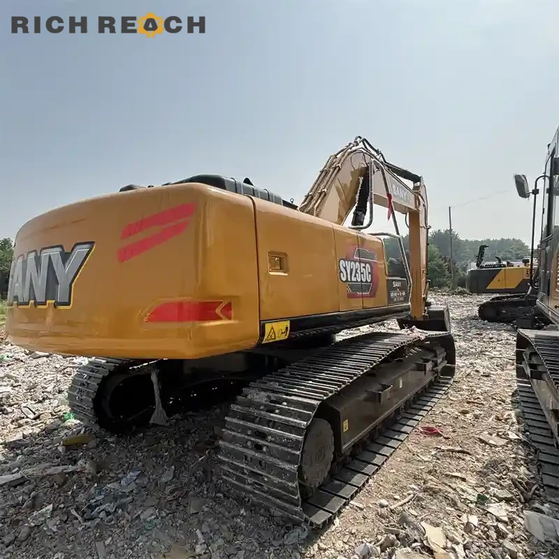 Track guard, carrier roller and undercarriage components – used Sany 235C excavator, low wear, low hours, high efficiency, priced in USD