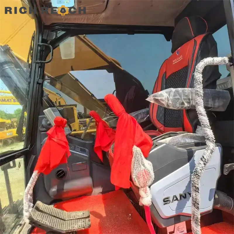 Isuzu 6HK1 engine compartment of used Sany 235C excavator for sale