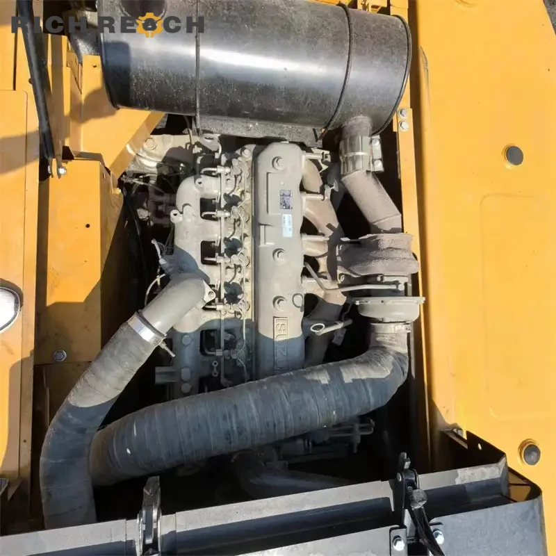 Three-quarter front view of used Sany 235C crawler excavator for sale low hours