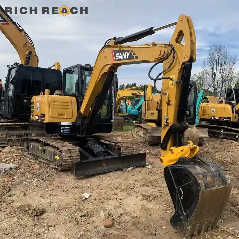 Used Sany 60C Pro excavator hydraulic pump and filter bank – better hydraulics performance