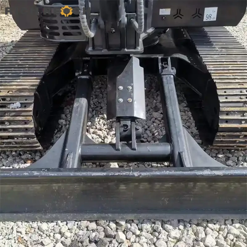 Used Sany 60C Pro excavator left side steel track – durable undercarriage