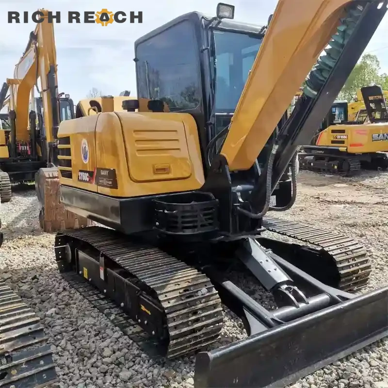 Used Sany 60C Pro excavator rear counterweight – stability for heavy lifts