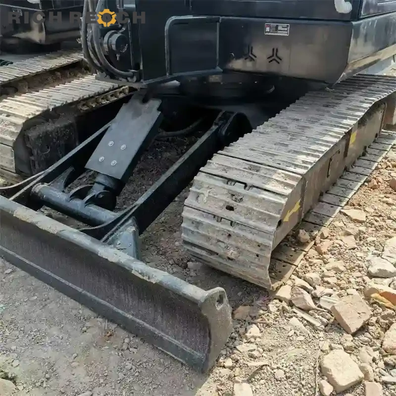 Used Sany 60C Pro excavator rear three-quarter view – well-balanced design